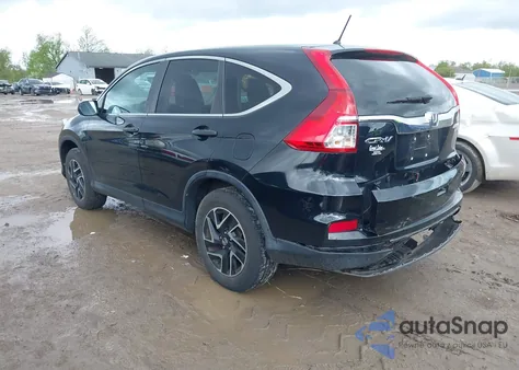 2016 Honda Cr-V Se z USA, uszkodzony, nr VIN 5J6RM4H4XGL037019